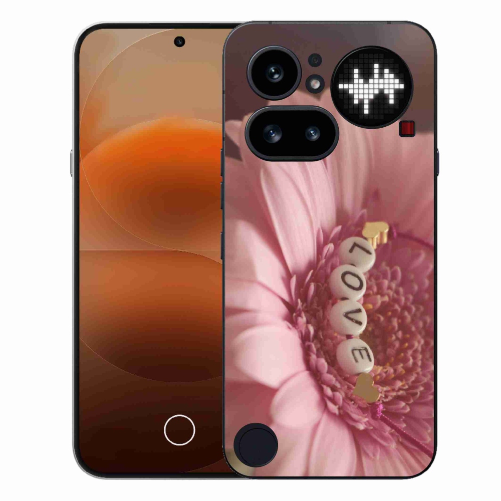 Gelový kryt mmCase na Nothing Phone (4a) - přívěsek love
