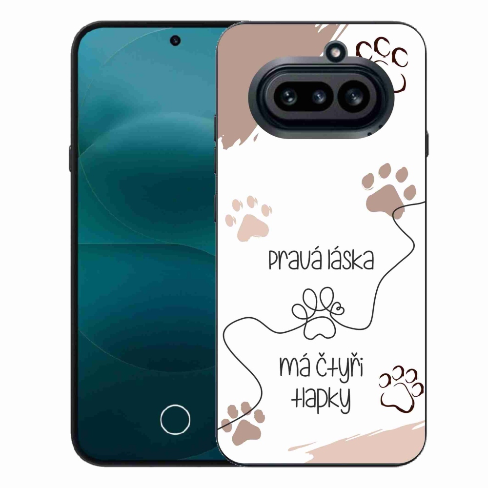 Gelový kryt mmCase na Nothing Phone (4a) - psí motiv 1 bílé pozadí