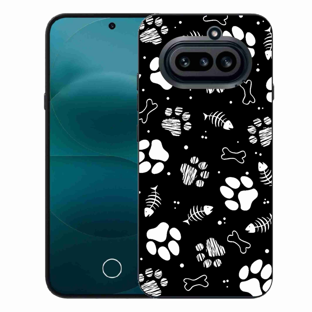 Gelový kryt mmCase na Nothing Phone (4a) - psí tlapky