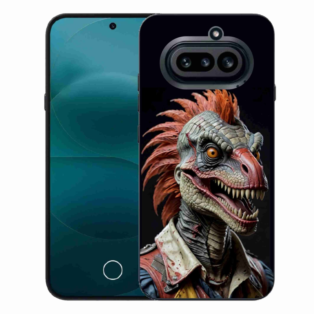 Gelový kryt mmCase na Nothing Phone (4a) - punk dinosaurus