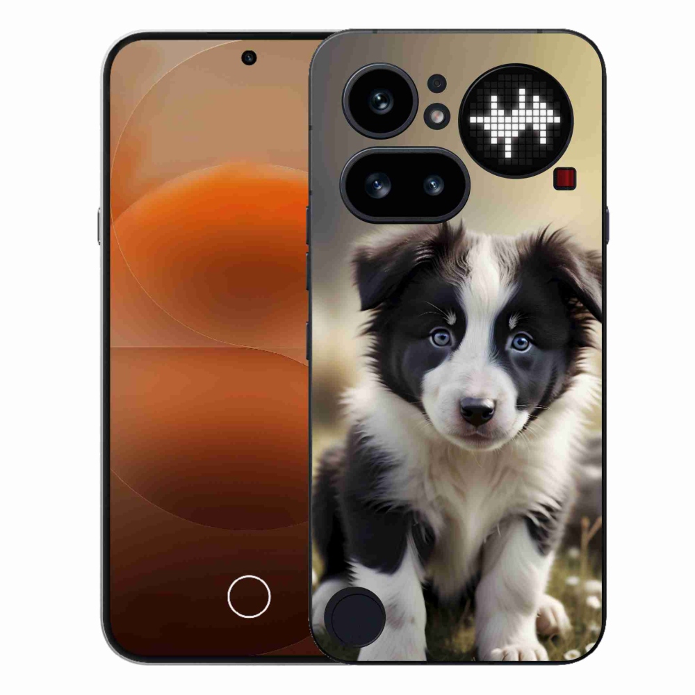 Gelový kryt mmCase na Nothing Phone (4a) - roztomilá border kolie