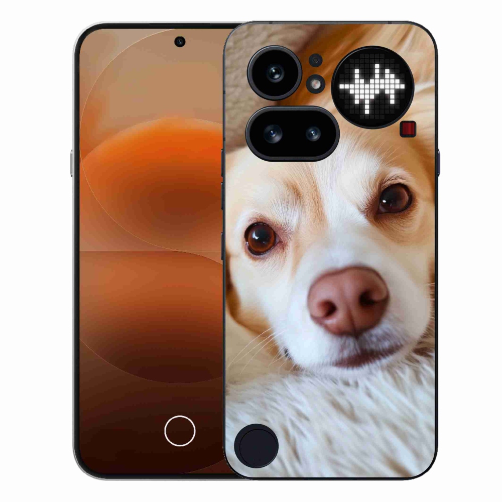 Gelový kryt mmCase na Nothing Phone (4a) - Roztomilá čivava