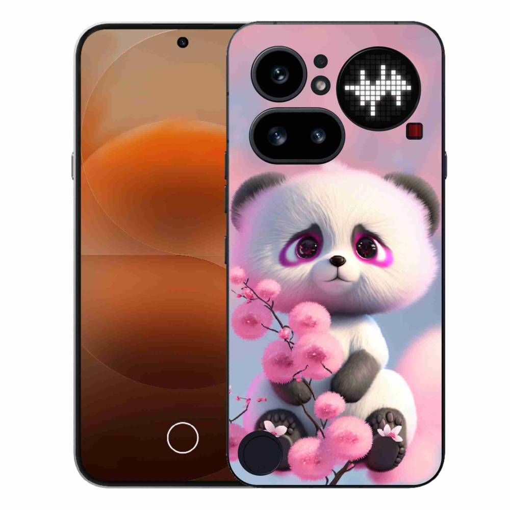 Gelový kryt mmCase na Nothing Phone (4a) - roztomilá panda 1