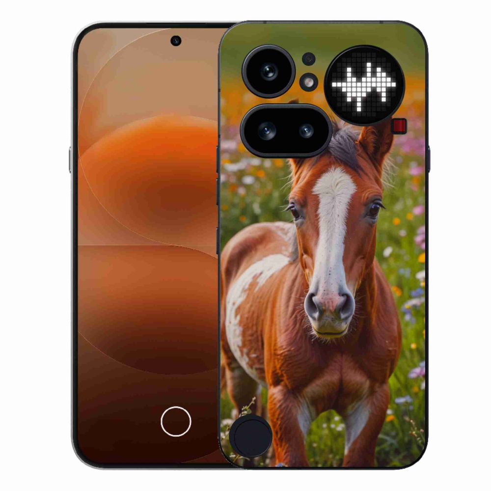 Gelový kryt mmCase na Nothing Phone (4a) - roztomilé hříbě