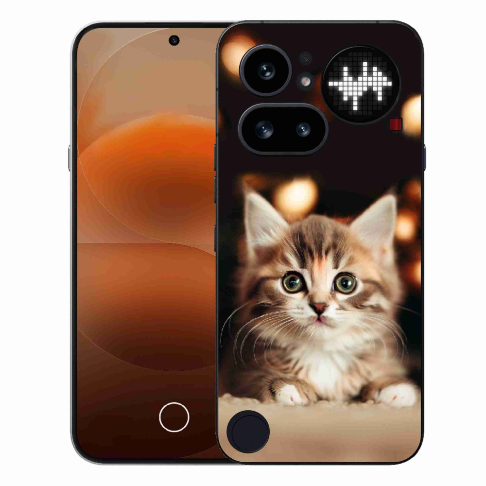 Gelový kryt mmCase na Nothing Phone (4a) - roztomilé kotě 2
