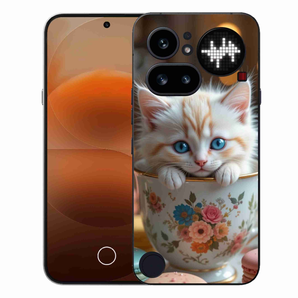 Gelový kryt mmCase na Nothing Phone (4a) - roztomilé kotě 6