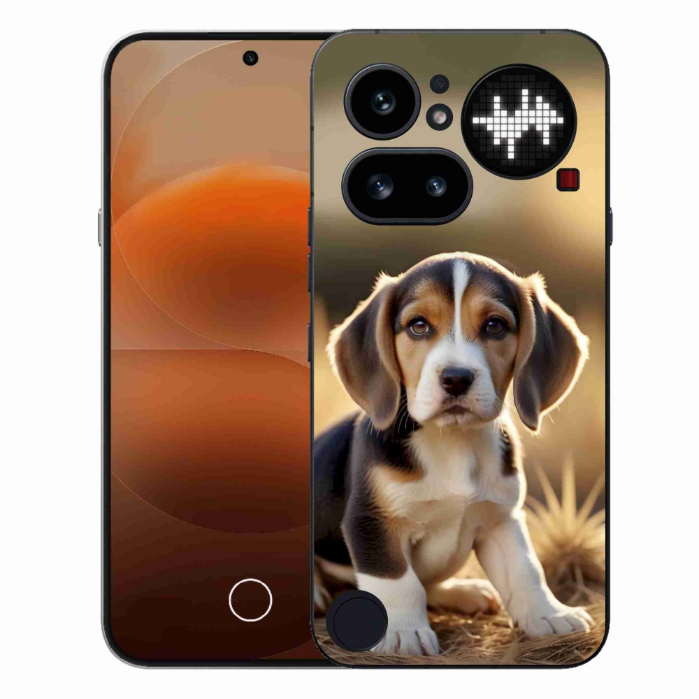 Gelový kryt mmCase na Nothing Phone (4a) - roztomilý bígl