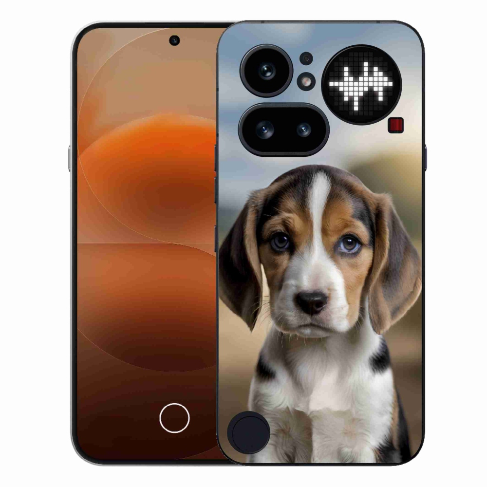 Gelový kryt mmCase na Nothing Phone (4a) - roztomilý bígl