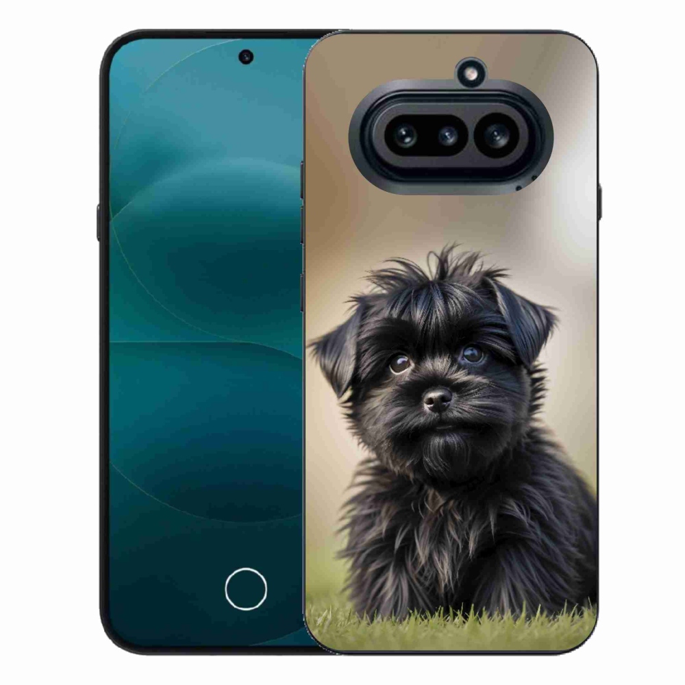 Gelový kryt mmCase na Nothing Phone (4a) - roztomilý černý pejsek