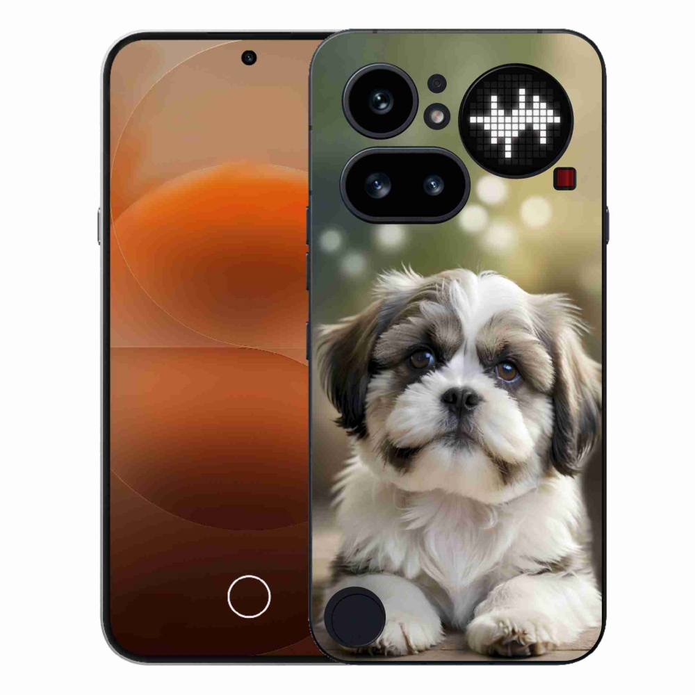 Gelový kryt mmCase na Nothing Phone (4a) - roztomilý shih-tzu