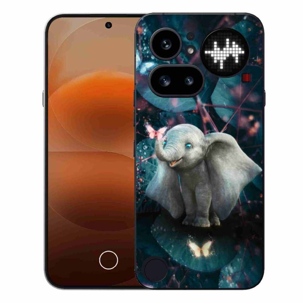 Gelový kryt mmCase na Nothing Phone (4a) - roztomilý slon