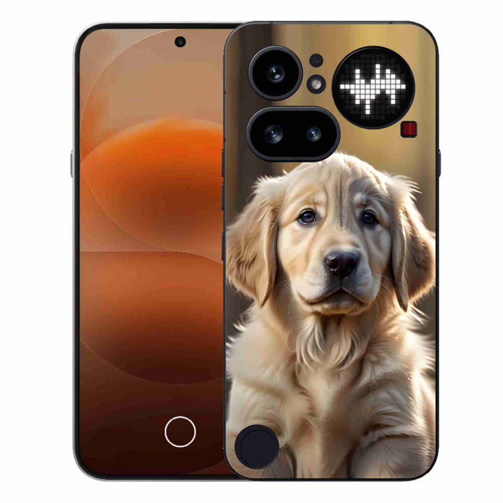 Gelový kryt mmCase na Nothing Phone (4a) - roztomilý zlatý retrívr