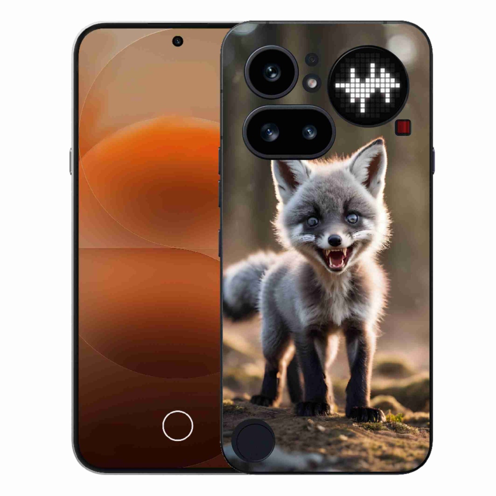 Gelový kryt mmCase na Nothing Phone (4a) - rozzuřená liška