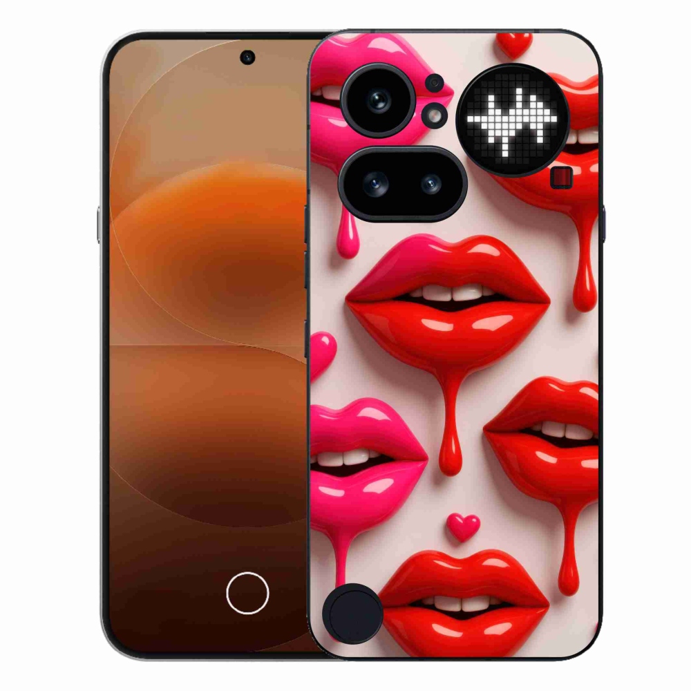Gelový kryt mmCase na Nothing Phone (4a) - rty 2