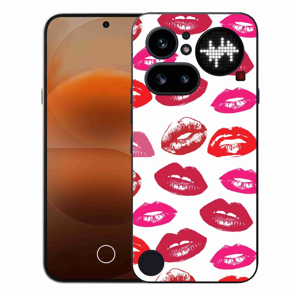 Gelový kryt mmCase na Nothing Phone (4a) - rty