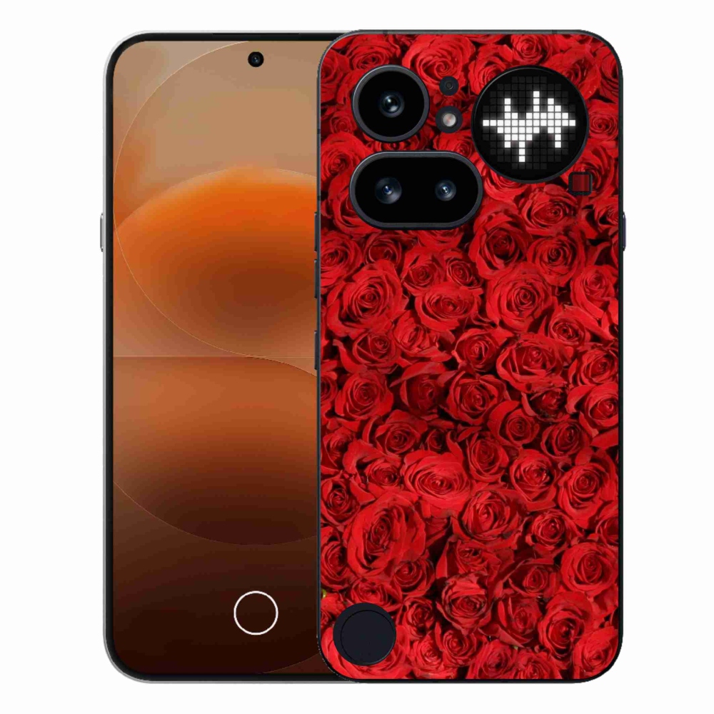 Gelový kryt mmCase na Nothing Phone (4a) - růže