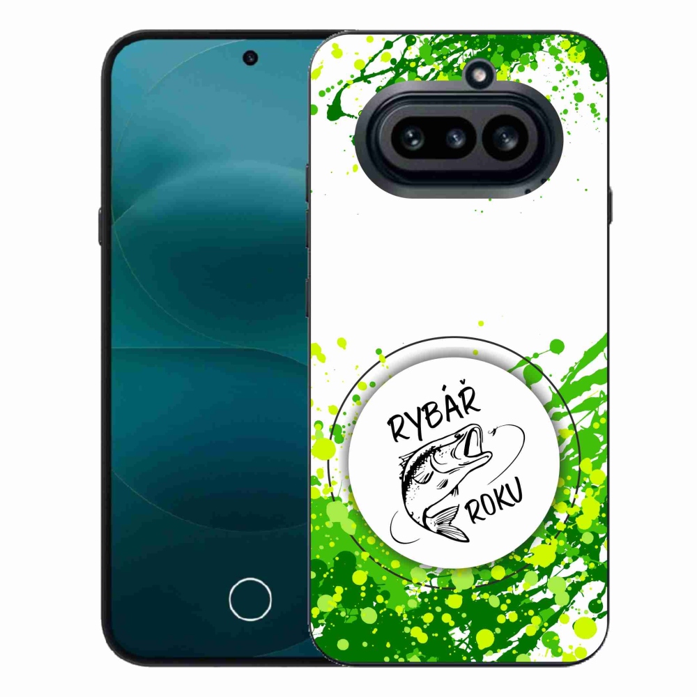 Gelový kryt mmCase na Nothing Phone (4a) - rybář roku bílé pozadí