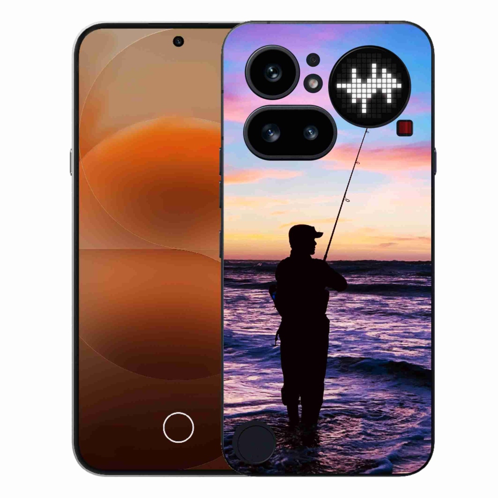 Gelový kryt mmCase na Nothing Phone (4a) - rybaření 1