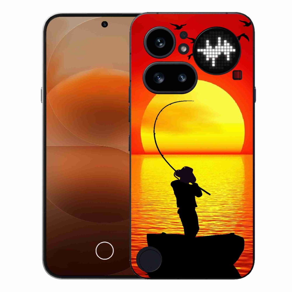 Gelový kryt mmCase na Nothing Phone (4a) - rybaření