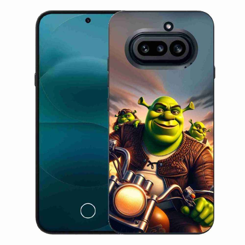 Gelový kryt mmCase na Nothing Phone (4a) - shrek na motorce