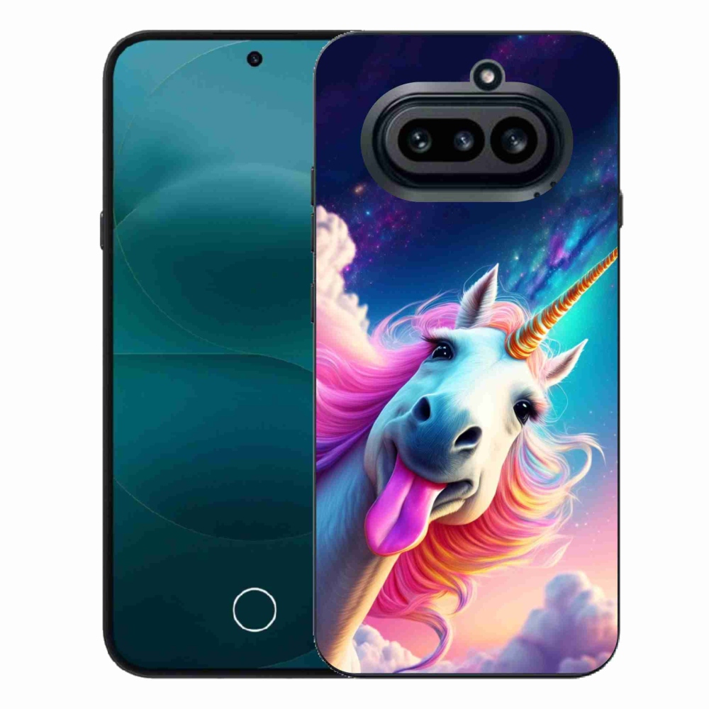 Gelový kryt mmCase na Nothing Phone (4a) - šílený jednorožec