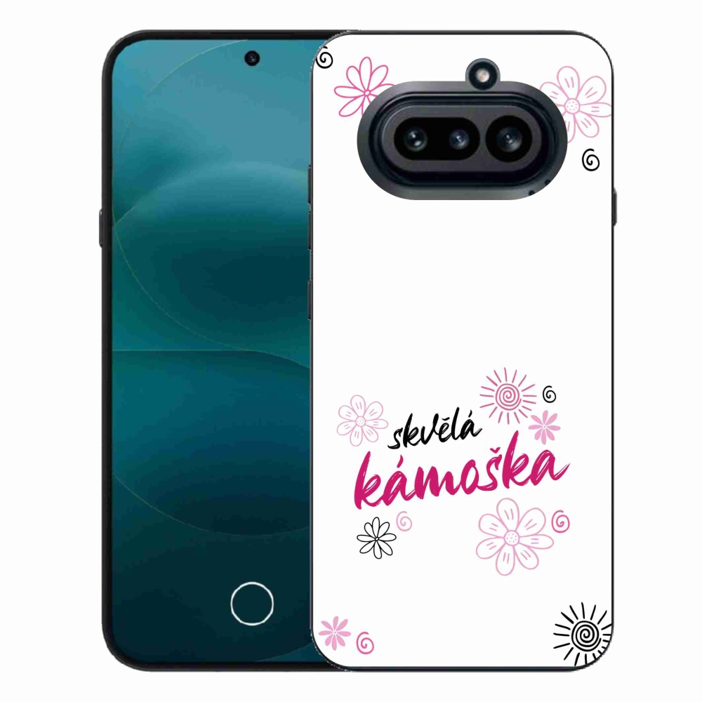 Gelový kryt mmCase na Nothing Phone (4a) - skvělá kámoška bílé pozadí