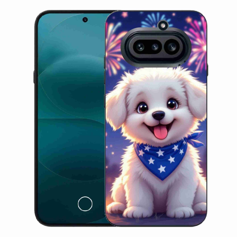Gelový kryt mmCase na Nothing Phone (4a) - slavnostní štěně