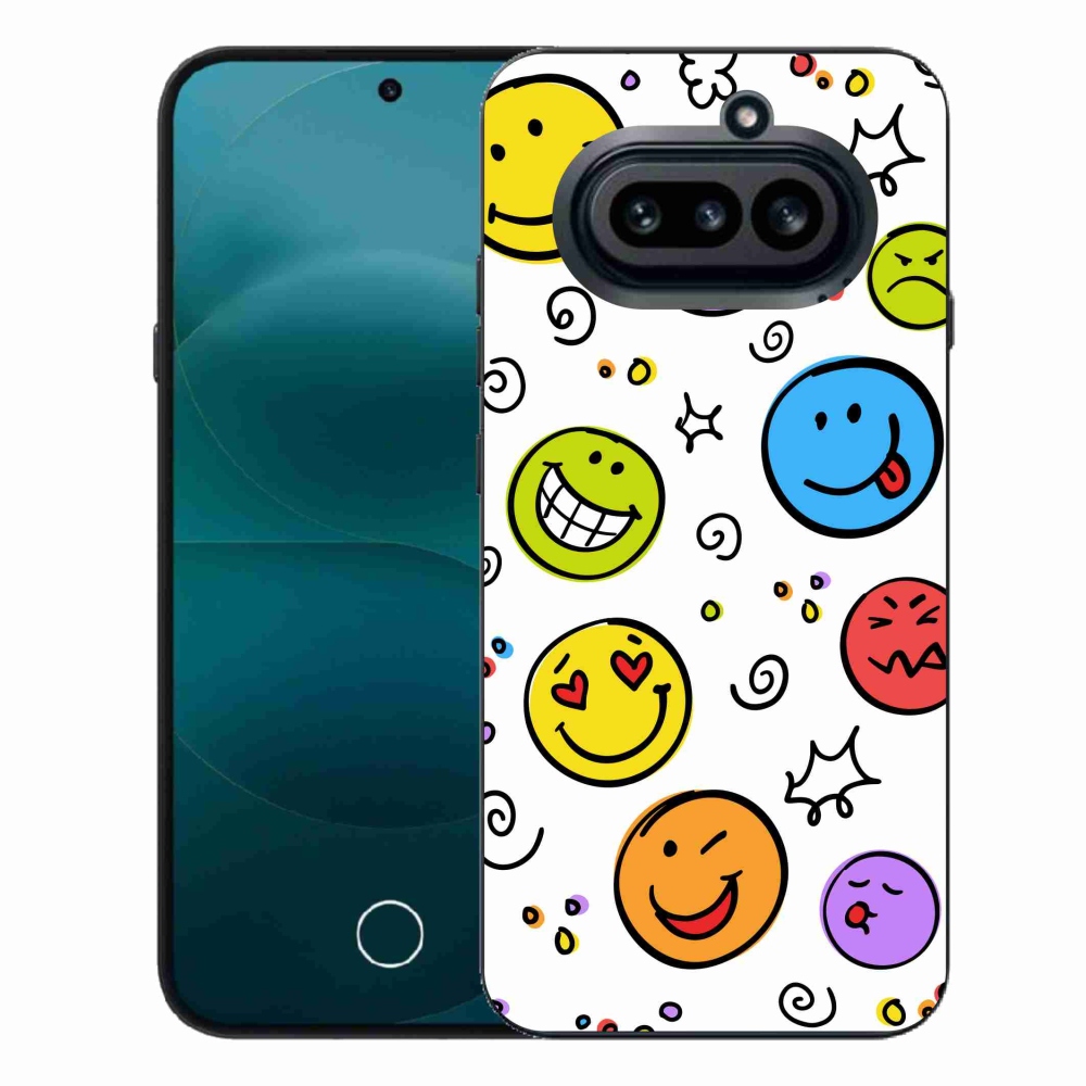 Gelový kryt mmCase na Nothing Phone (4a) - smajlíci