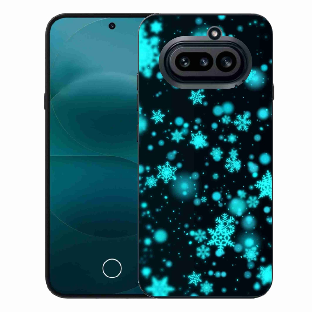 Gelový kryt mmCase na Nothing Phone (4a) - sněhové vločky 1