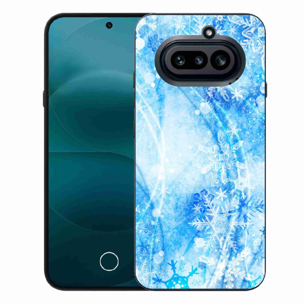 Gelový kryt mmCase na Nothing Phone (4a) - sněhové vločky