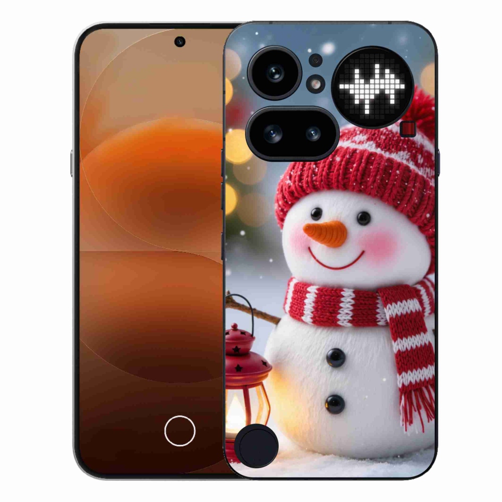 Gelový kryt mmCase na Nothing Phone (4a) - sněhulák 2