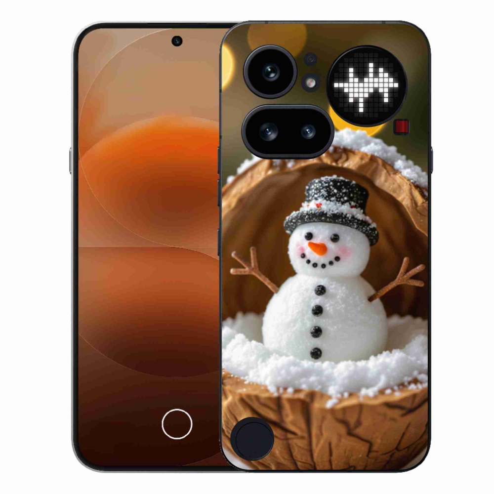 Gelový kryt mmCase na Nothing Phone (4a) - sněhulák 4