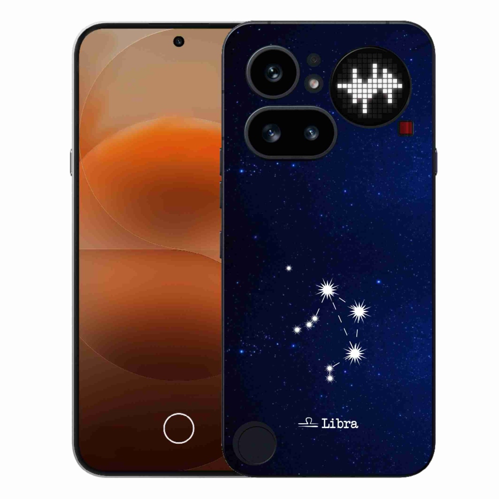 Gelový kryt mmCase na Nothing Phone (4a) - souhvězdí Váhy