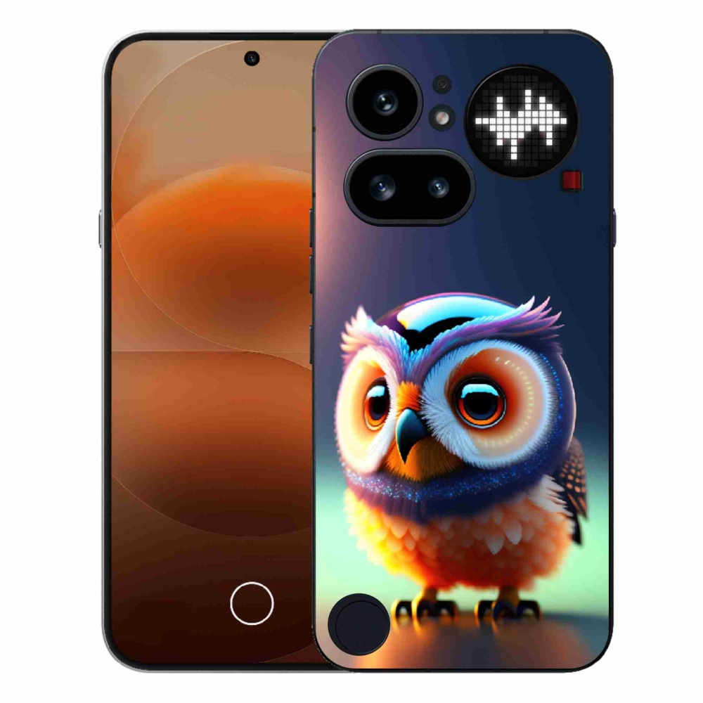 Gelový kryt mmCase na Nothing Phone (4a) - sovička