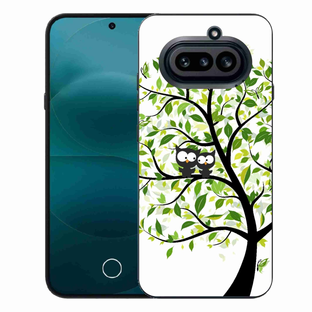 Gelový kryt mmCase na Nothing Phone (4a) - sovičky na stromě