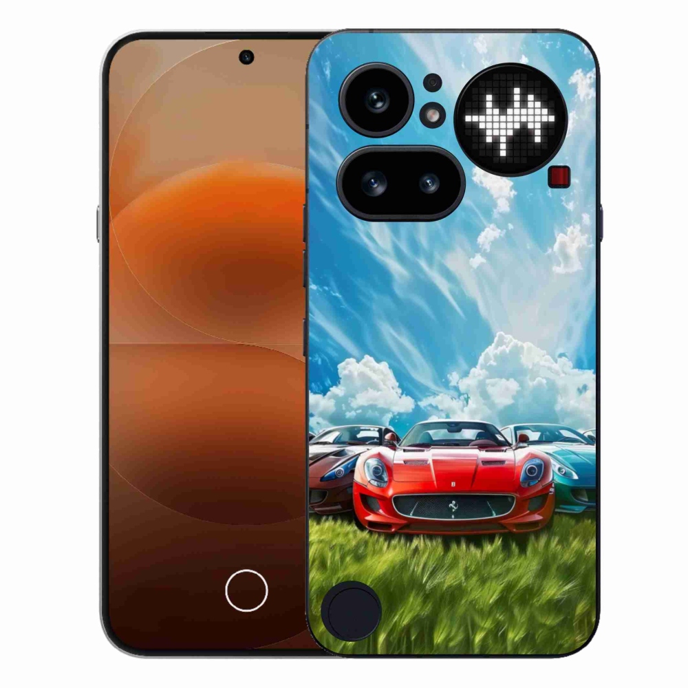 Gelový kryt mmCase na Nothing Phone (4a) - sportovní vozy