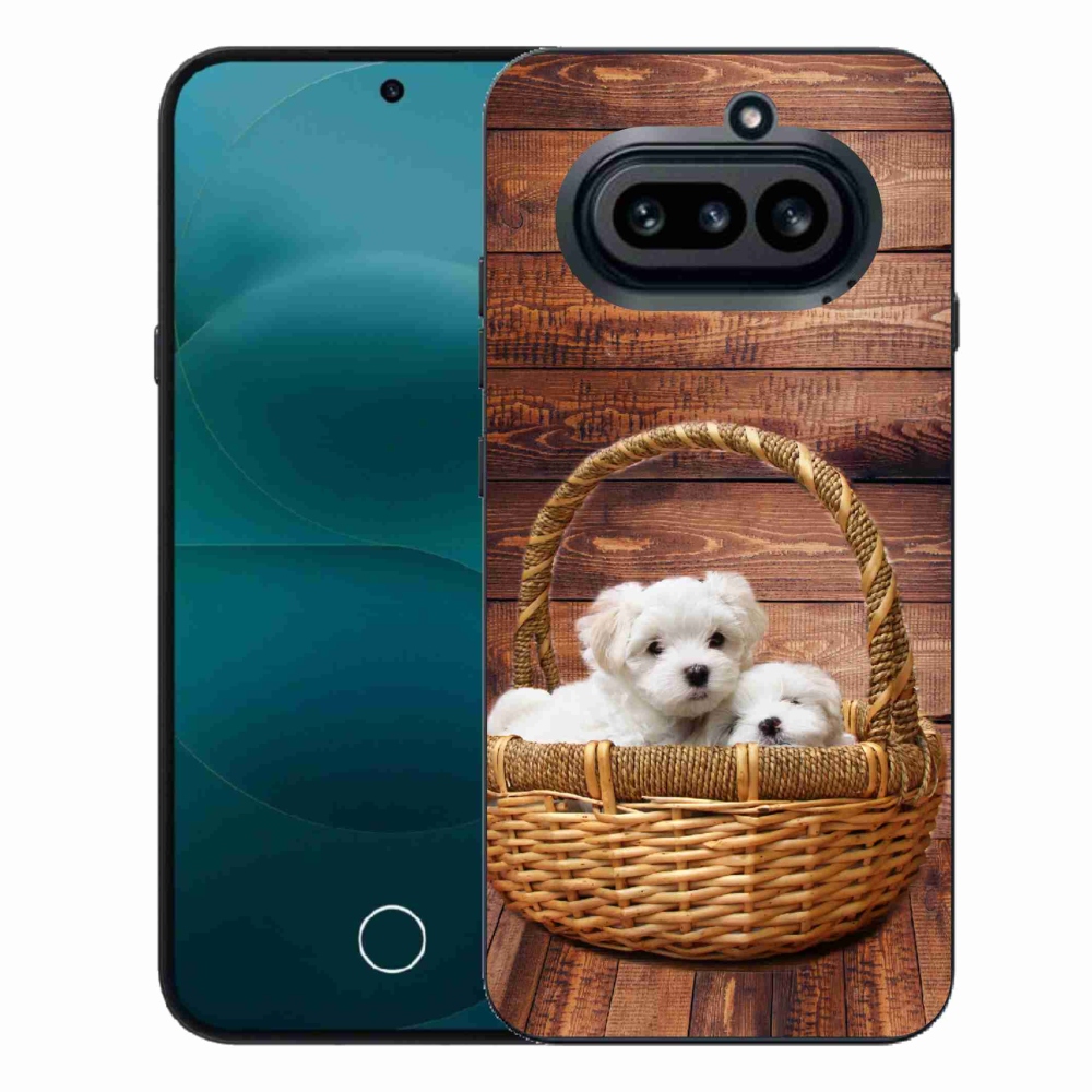 Gelový kryt mmCase na Nothing Phone (4a) - štěňátka
