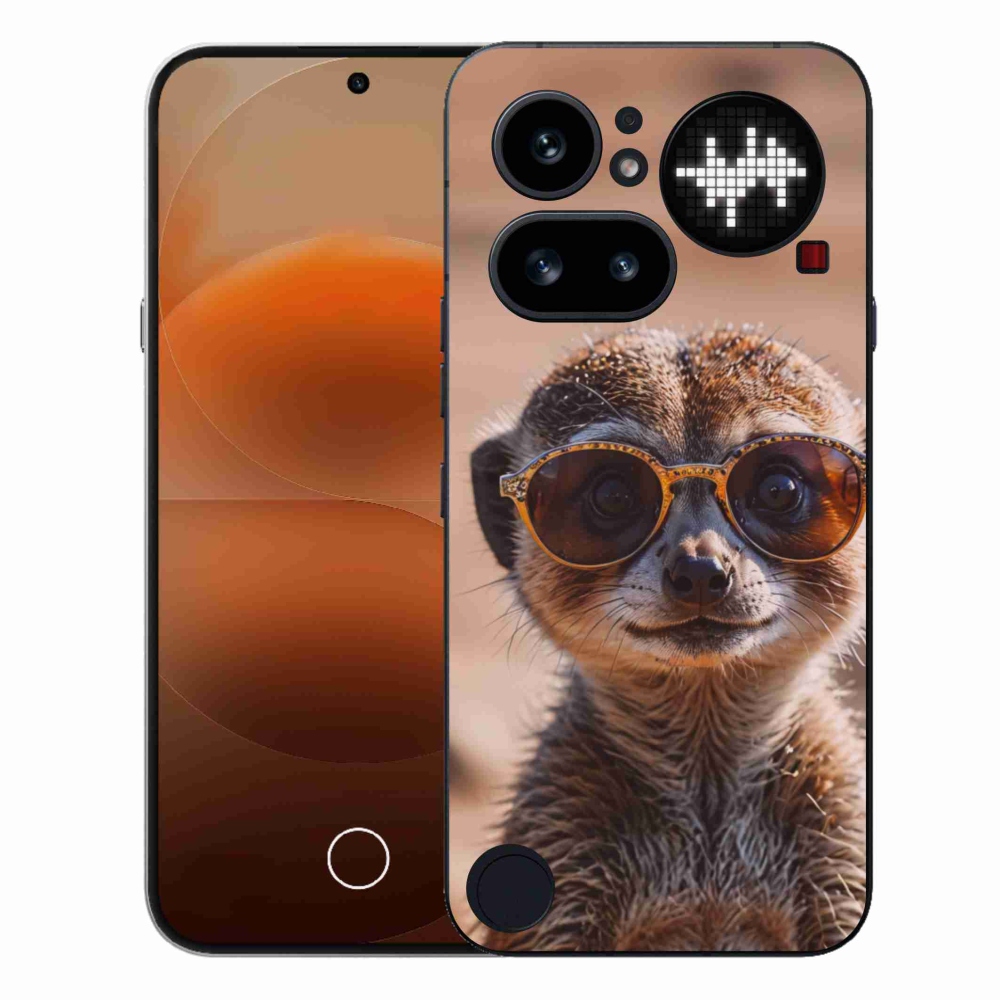 Gelový kryt mmCase na Nothing Phone (4a) - stylová surikata