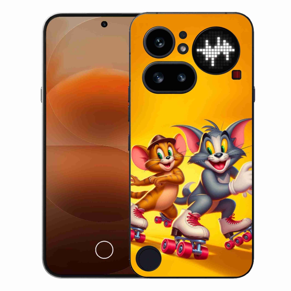 Gelový kryt mmCase na Nothing Phone (4a) - tom a jerry