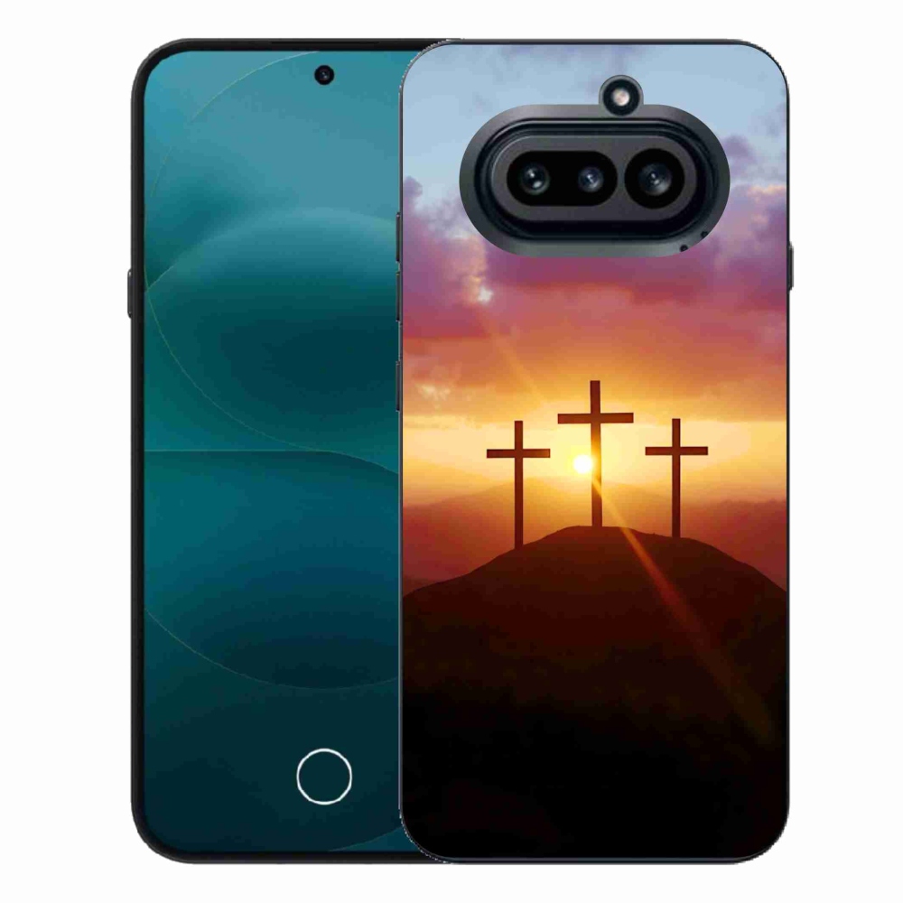 Gelový kryt mmCase na Nothing Phone (4a) - tři kříže