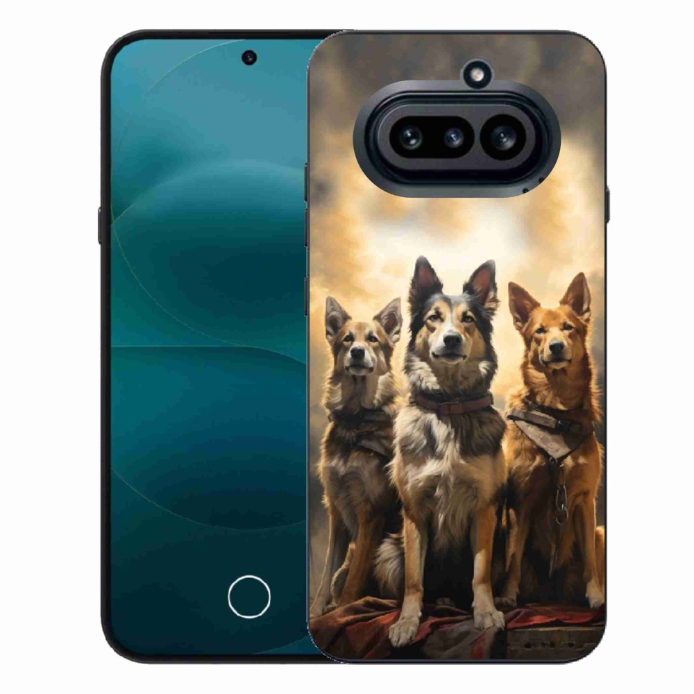 Gelový kryt mmCase na Nothing Phone (4a) - tři psi
