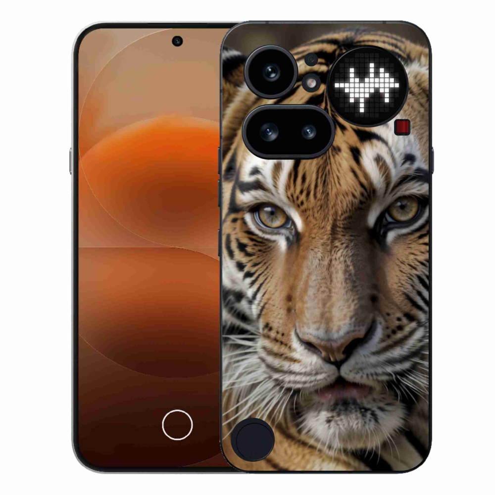 Gelový kryt mmCase na Nothing Phone (4a) - tygří pohled