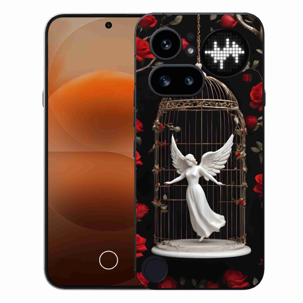 Gelový kryt mmCase na Nothing Phone (4a) - uvězněný anděl