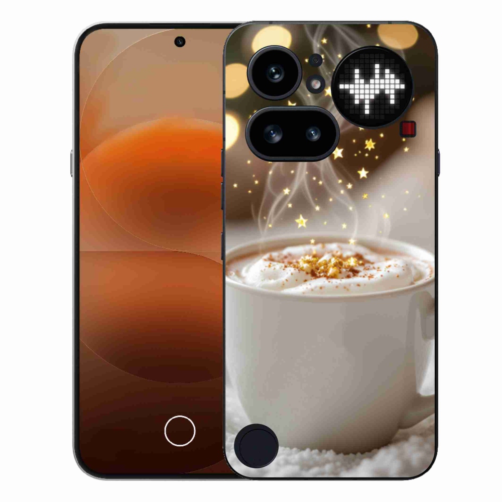 Gelový kryt mmCase na Nothing Phone (4a) - vánoční horký nápoj