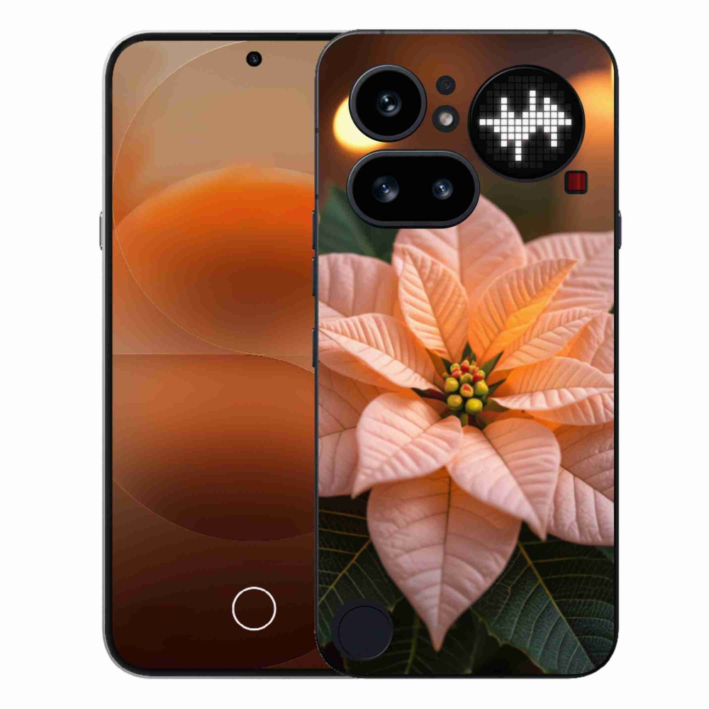 Gelový kryt mmCase na Nothing Phone (4a) - vánoční hvězda