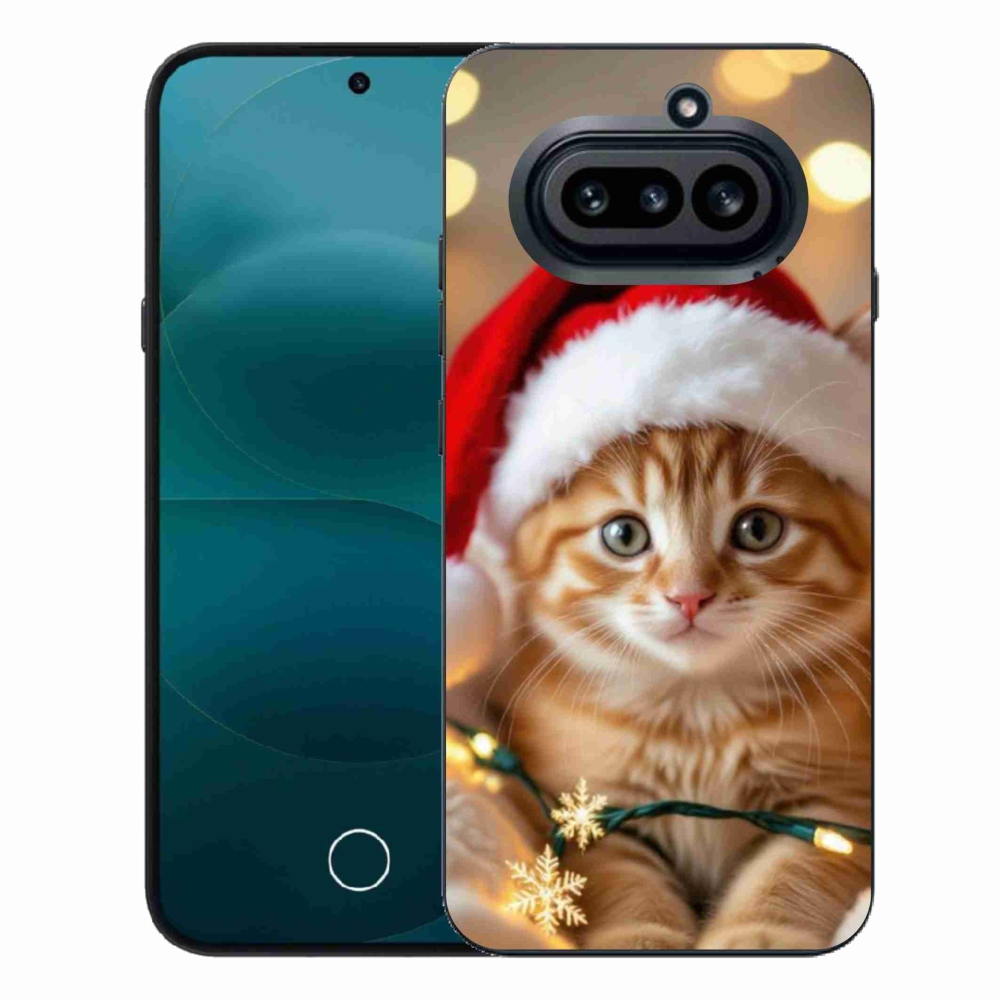Gelový kryt mmCase na Nothing Phone (4a) - vánoční kotě