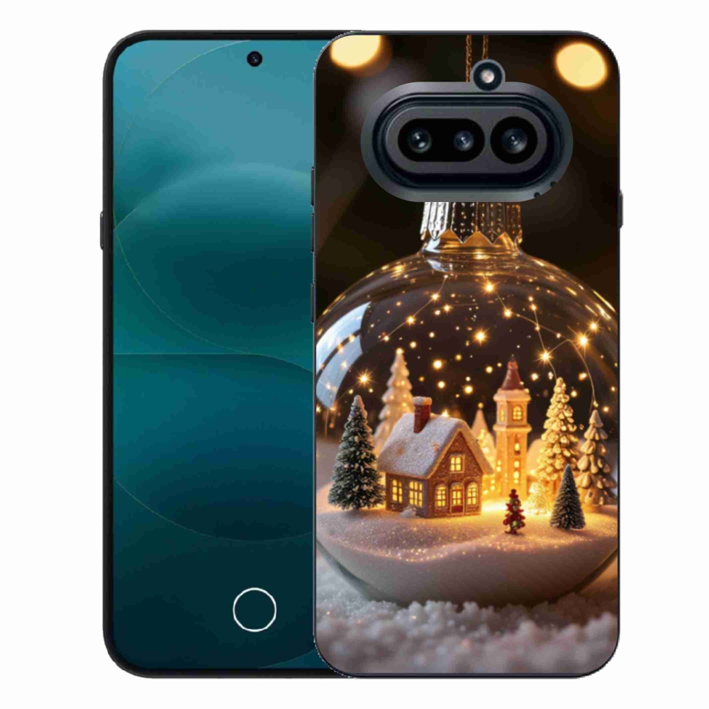 Gelový kryt mmCase na Nothing Phone (4a) - vánoční koule 3
