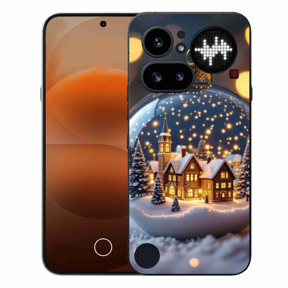Gelový kryt mmCase na Nothing Phone (4a) - vánoční koule 4