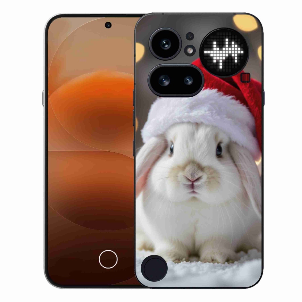 Gelový kryt mmCase na Nothing Phone (4a) - vánoční králík