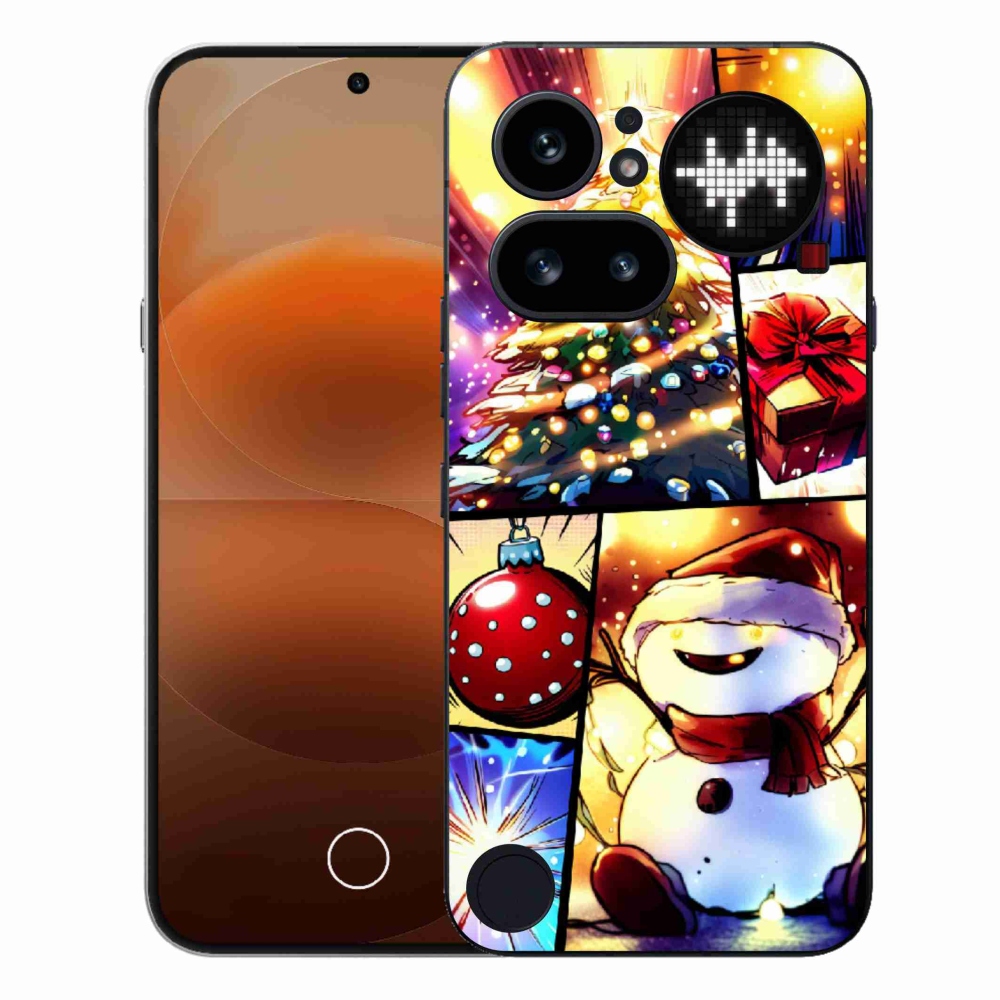 Gelový kryt mmCase na Nothing Phone (4a) - vánoční motivy 1